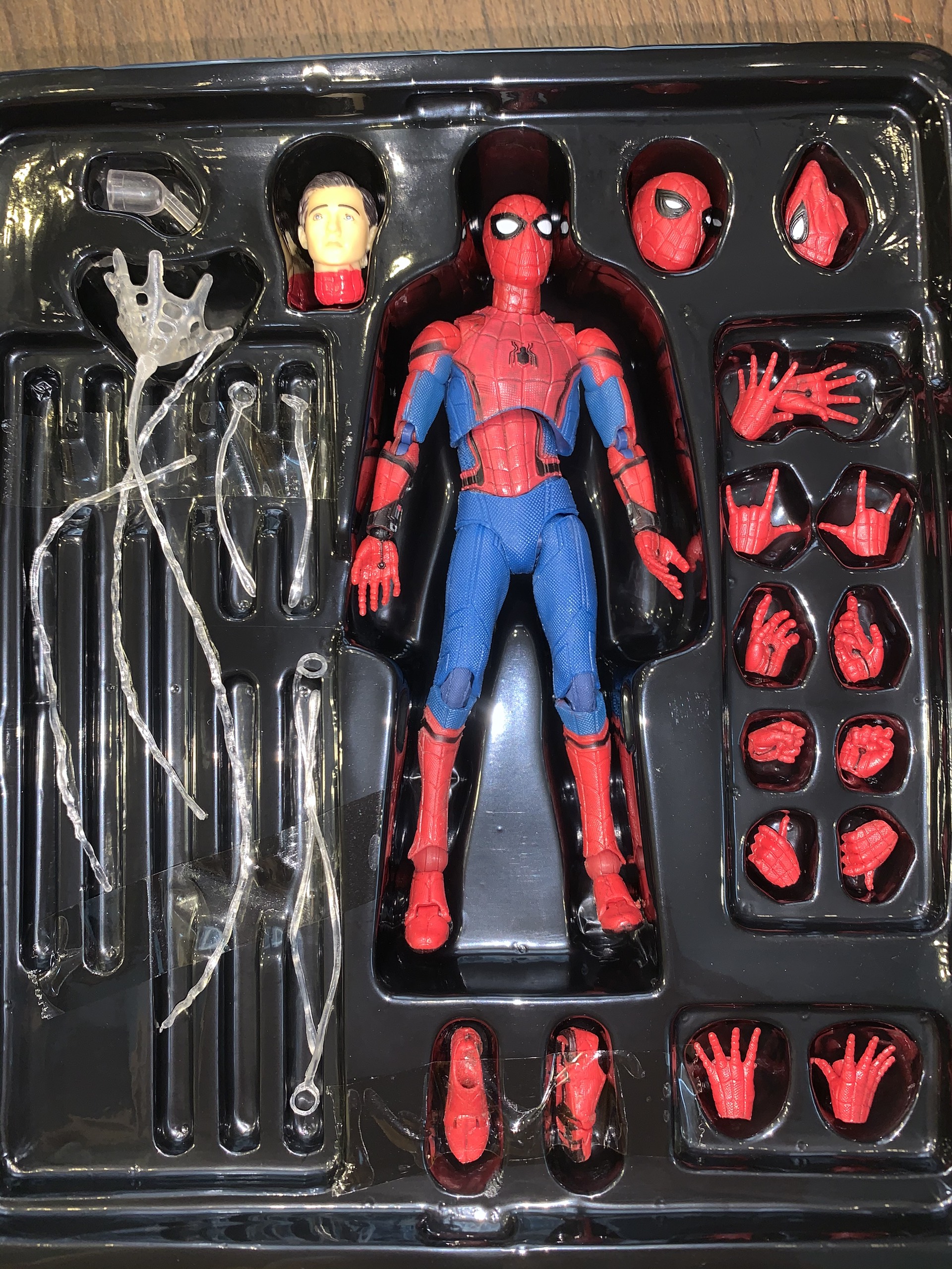 Mô hình khớp phim người nhện Spider man sự trở lại 3 đầu