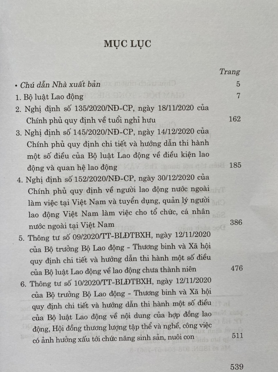 Bộ Luật Lao Động Năm 2015 Và Văn Bản Hướng Dẫn Thi Hành