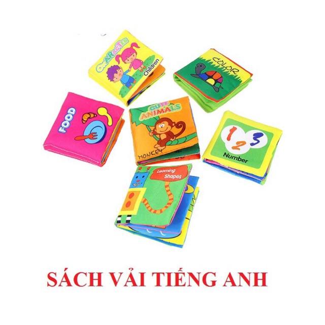 Sách Vải Tiếng Anh Cho Bé - Đồ Chơi An Toàn Cho Bé