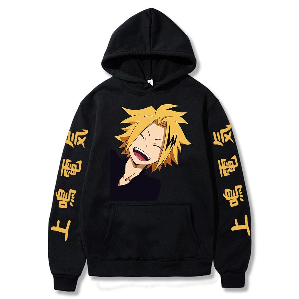 Áo Hoodie Boku My Hero Anh hùng trong Giới Học Thuật Anime Kaminari Denki