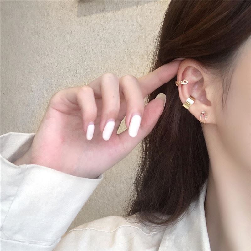 Bộ 3 Bông Tai- Khuyên Tai Nữ Hợp Kim Cá Tính/B&m Elegant/BTHK3008