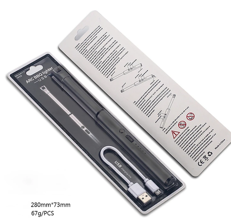 Cây mồi bếp ga sạc điện usb thay thế bật lửa chống gió an toàn bằng phóng tia plasma