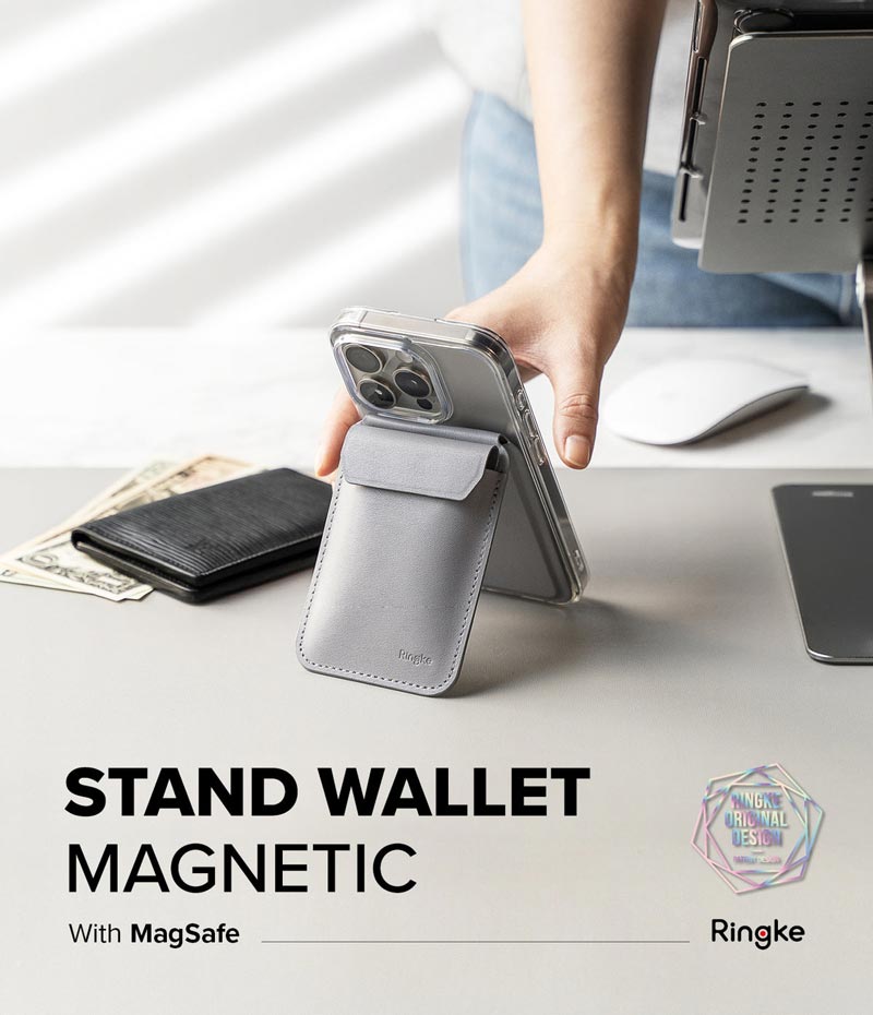 Ví kiêm giá đỡ RINGKE Stand Wallet / Pocket Magnetic - Hàng Chính Hãng