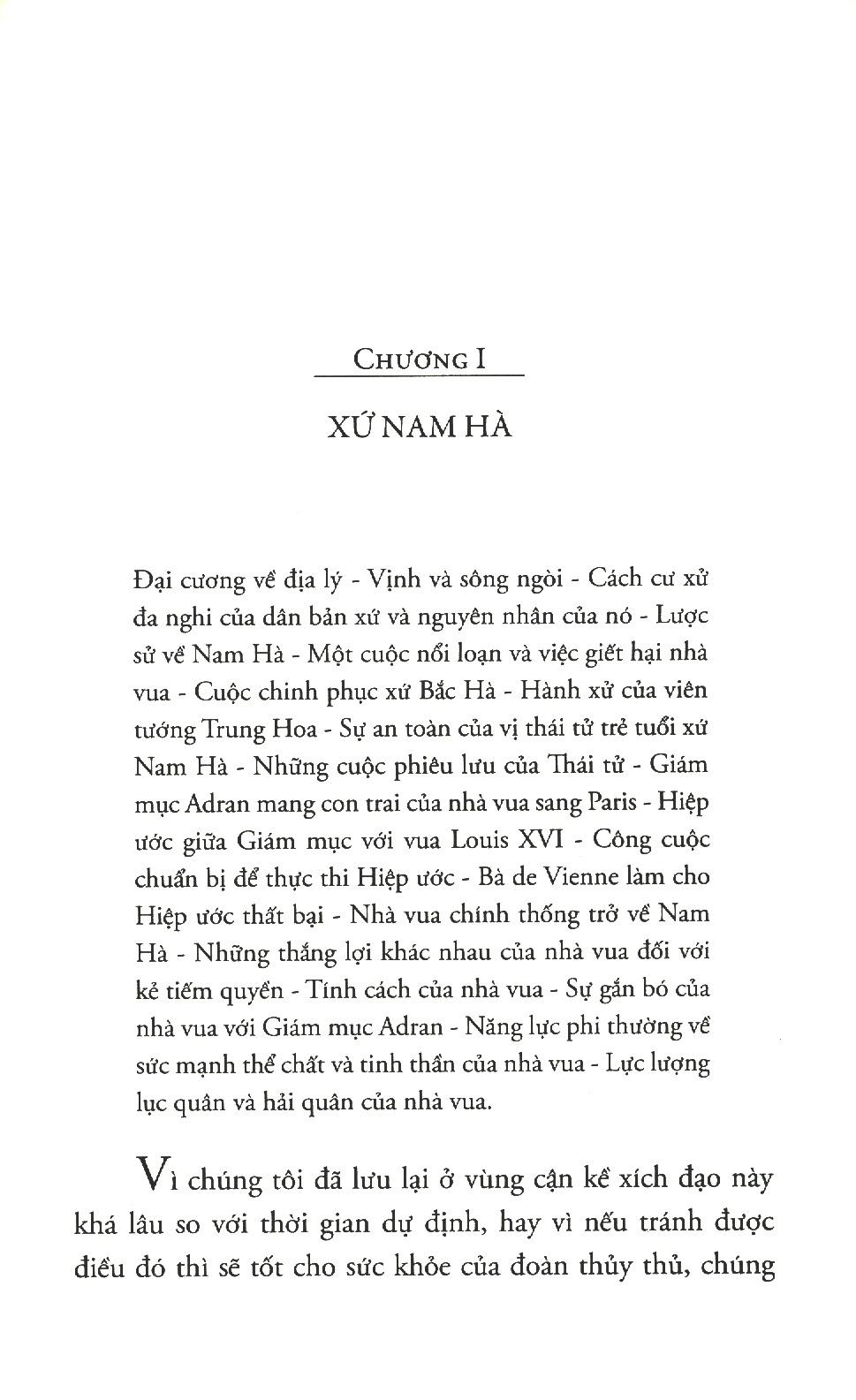 Sách Một Chuyến Du Hành Đến Xứ Nam Hà (1792-1793)