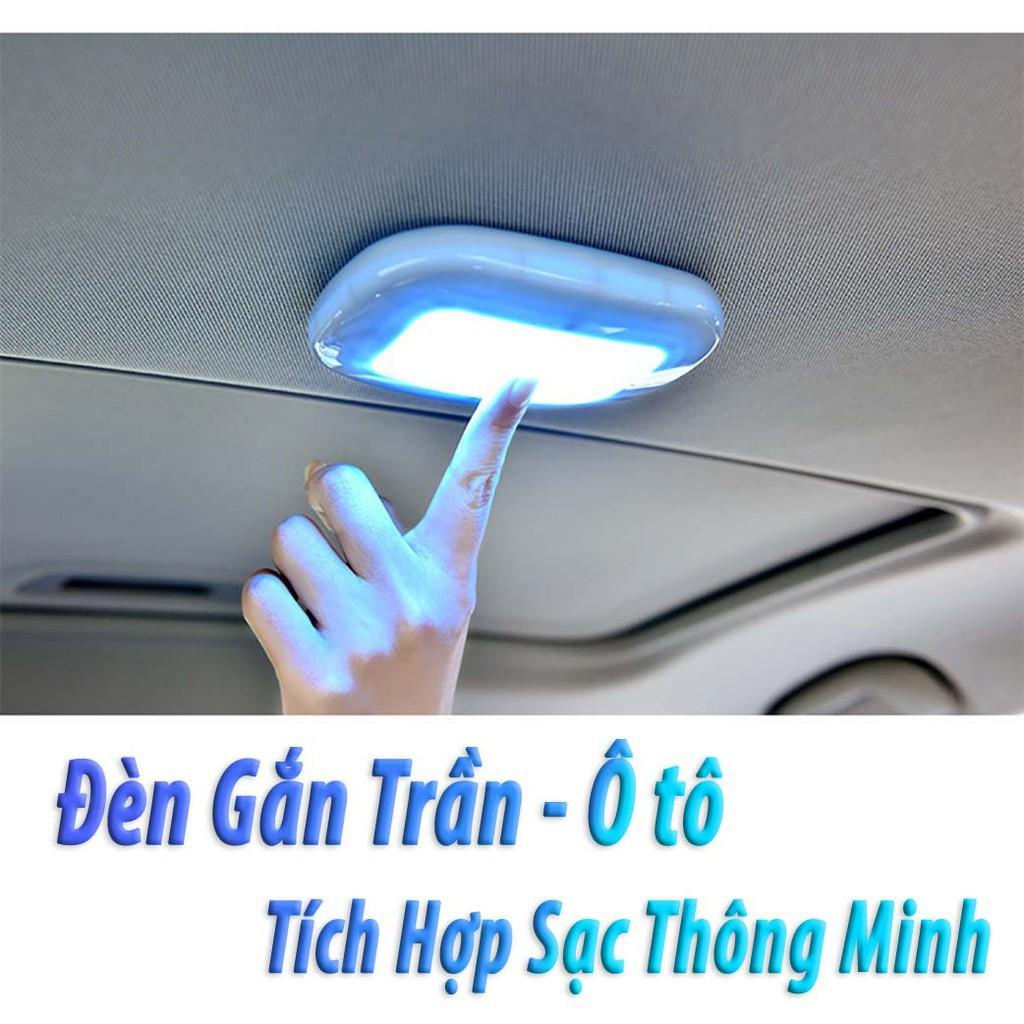 Đèn Dán Trần Ô tÔ Xe Hơi Cao Cấp -Dùng Pin Sạc Sáng Liên Tục 8 Giờ