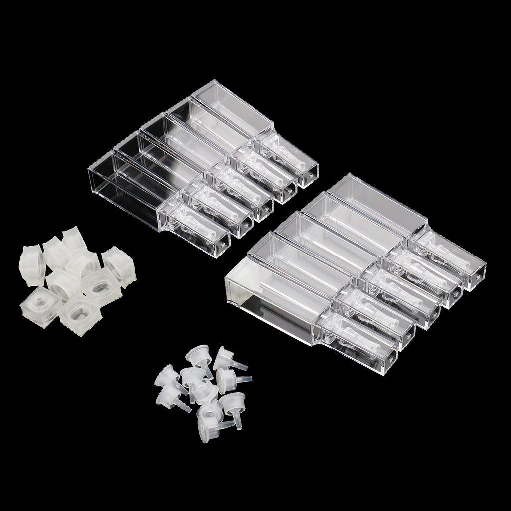 10 Pieces Transparent Disposable Sample Empty Plastic Perfume Essential Oil Cosmetic Makeup Liquid Bottles Container Vials 5ml 10ml