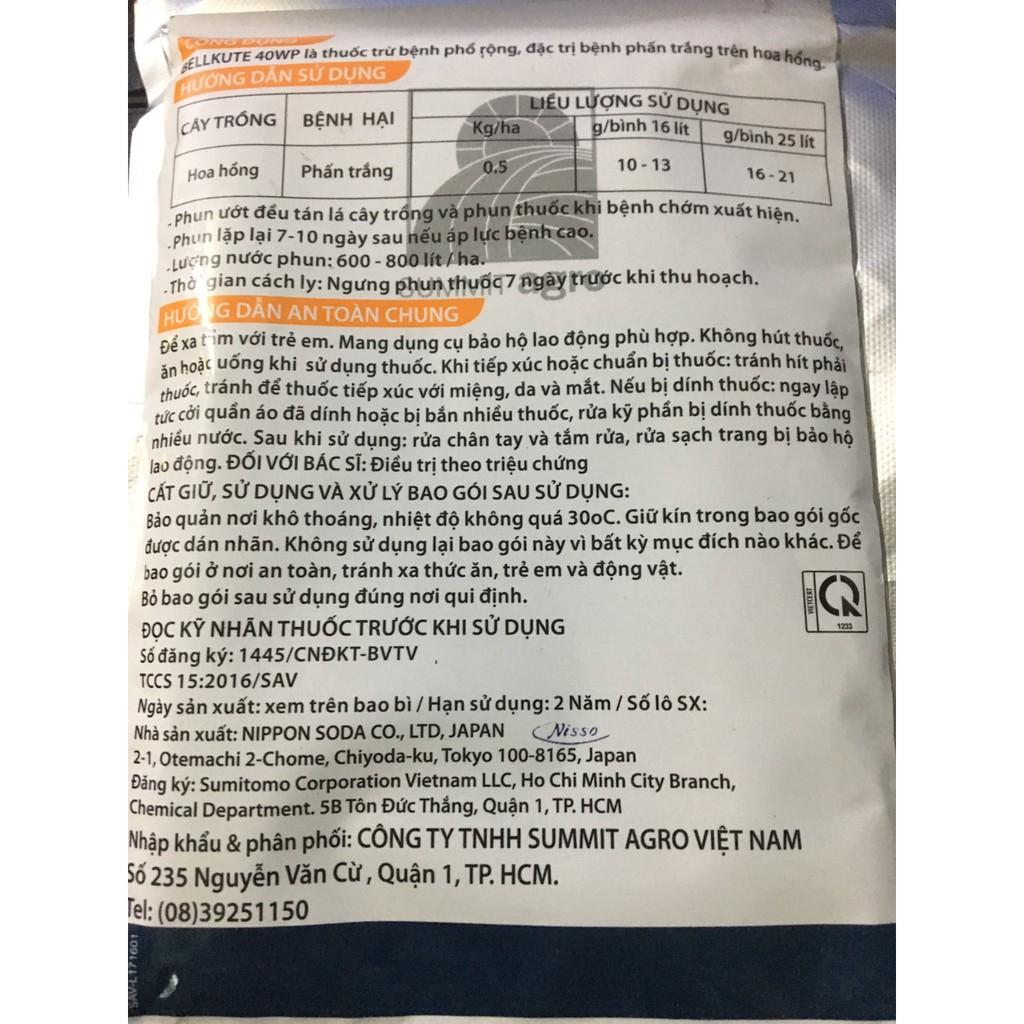 Thuốc trừ bệnh BellKute Đặc trị Phấn Trắng hoa hồng 20gr