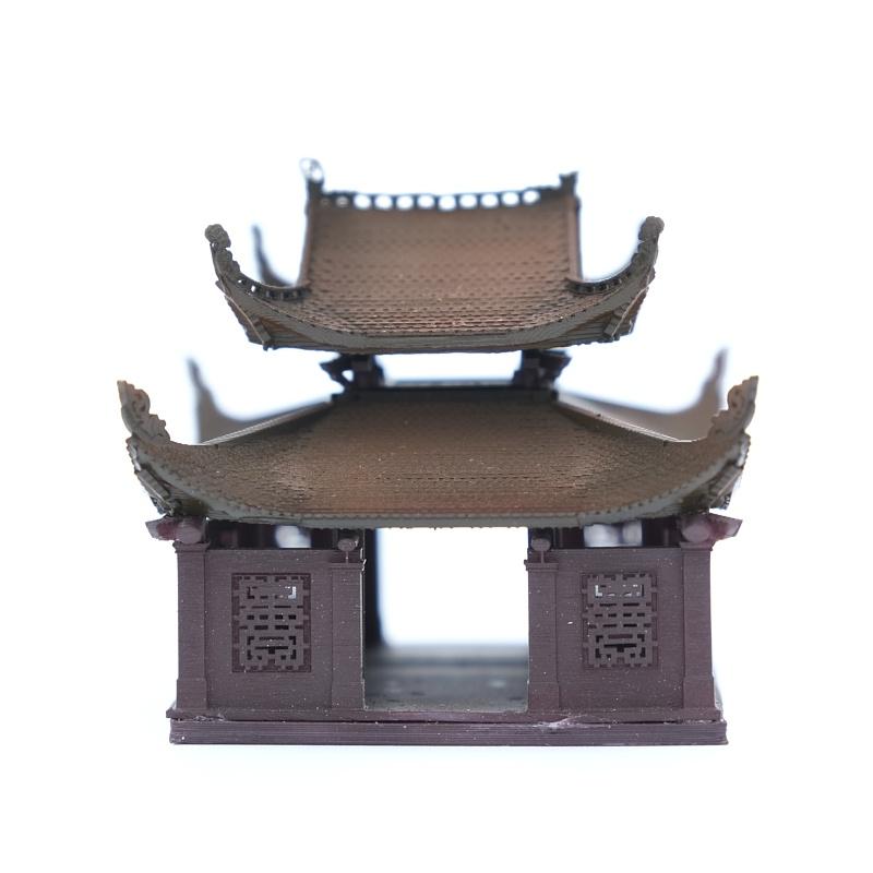 Mô hình tiểu cảnh THỦY ĐÌNH CHÙA THẦY - bán cạn - bể cá - hòn non bộ - terrarium - tinh xảo - chất lượng cao