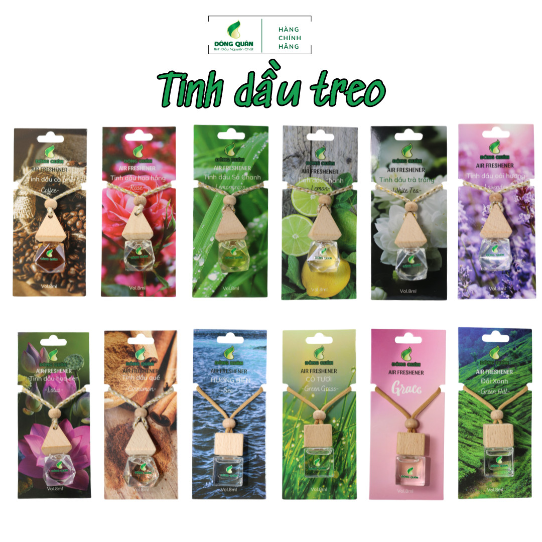 Tinh Dầu Treo Xe Ô Tô, Phòng Ngủ, Nhà Vệ Sinh, Tủ Quần Áo, Tủ Giầy, Bỏ Cốp Xe, Balo Giúp Làm Thơm, Thư Giãn, Khử Mùi Hôi