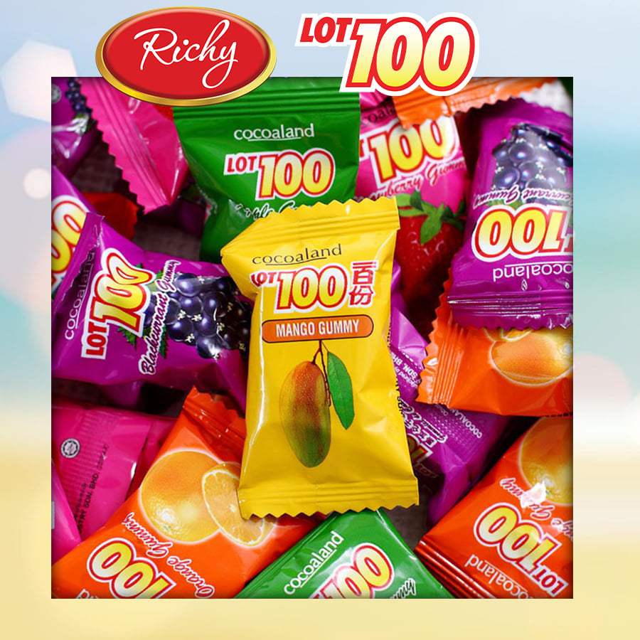 Kẹo Dẻo Hương Trái Cây Lot 100 Cocoaland (150g/Gói)