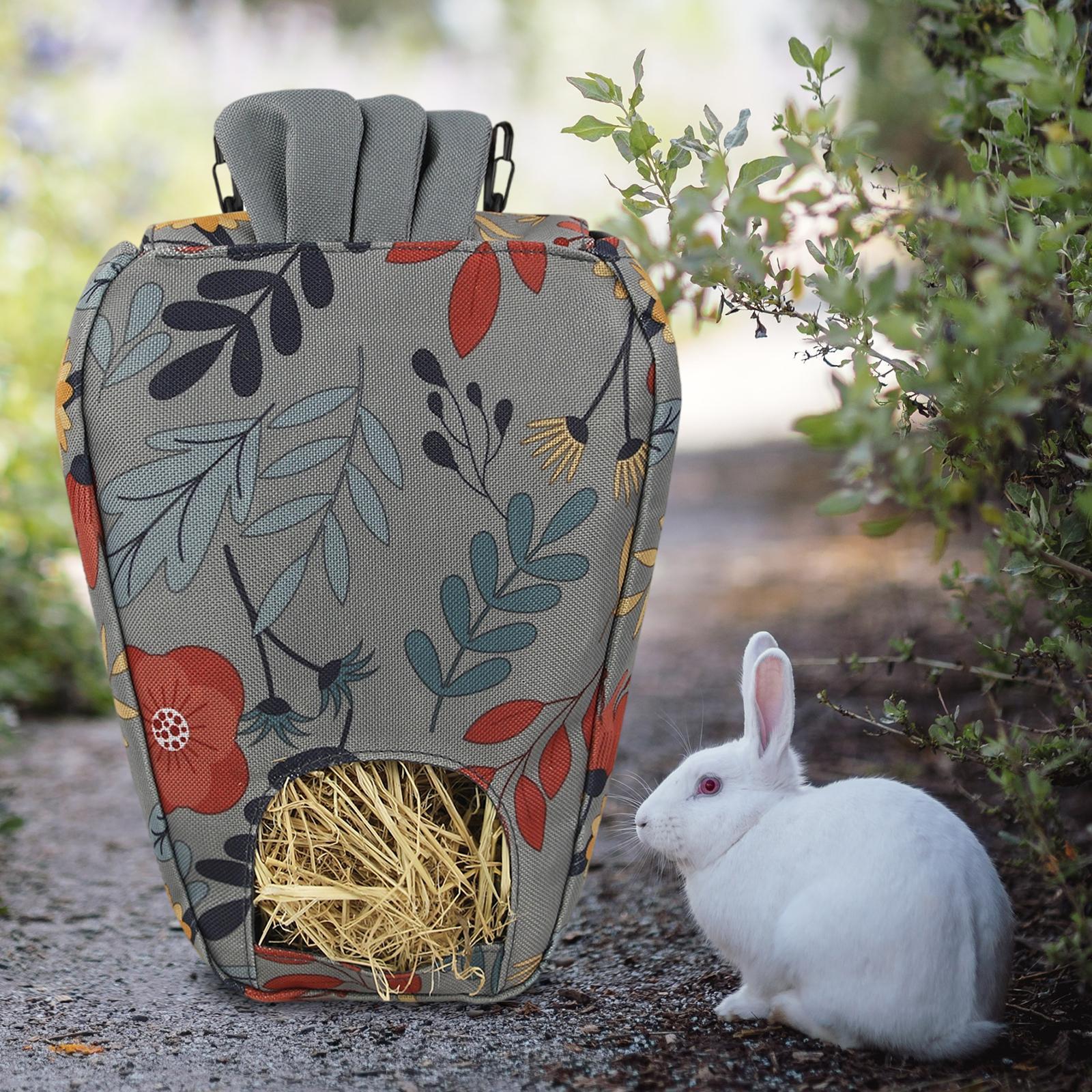 Hay Bag Durable Guinea Pig Hay Feeder for Small Animals Chinchilla Rabbit