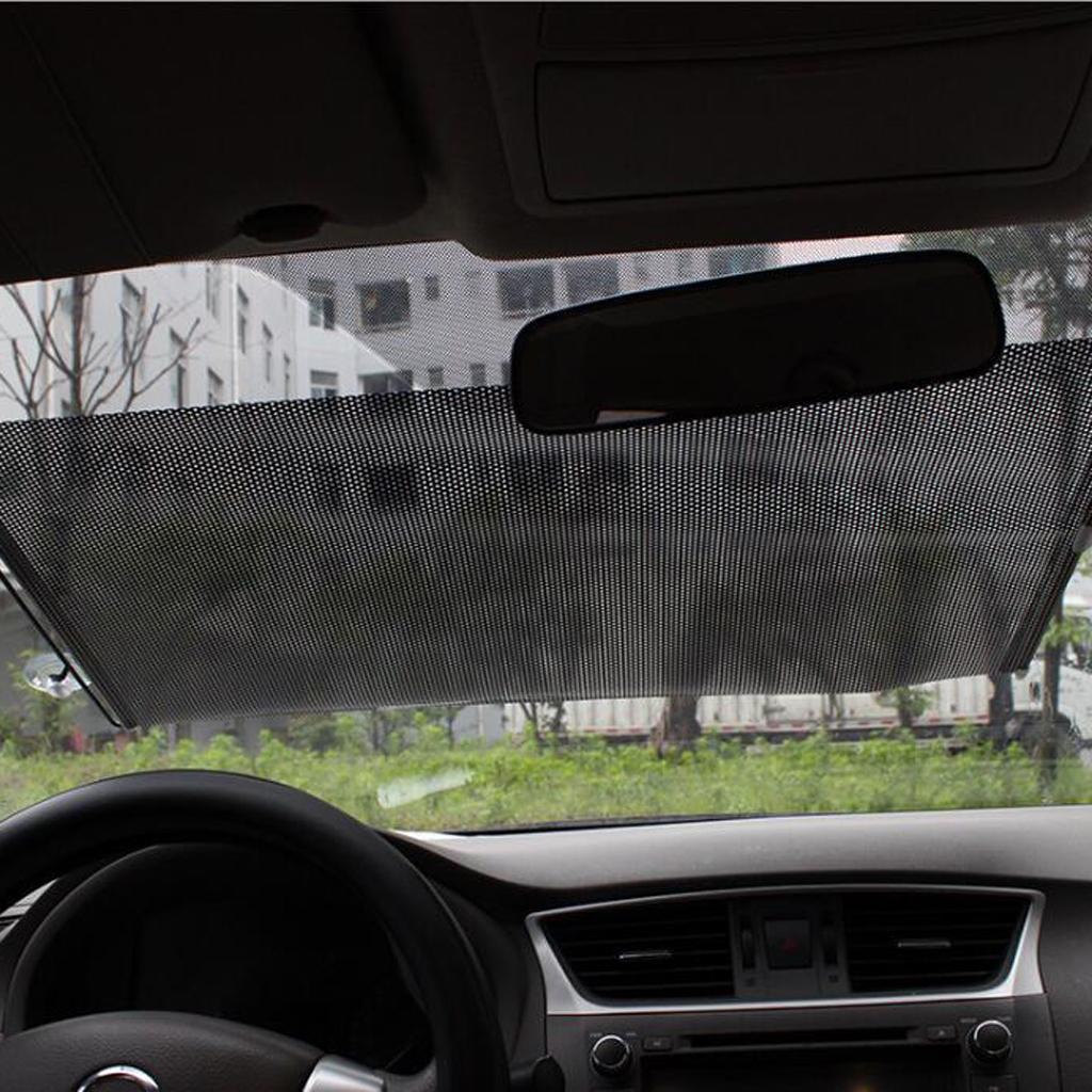 Retractable Car Window Curtain Sun Shade Side  Block Visor