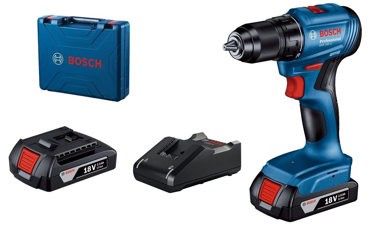 MÁY KHOAN VẶN VÍT DÙNG PIN 18V BOSCH GSR 185-LI - HÀNG CHÍNH HÃNG