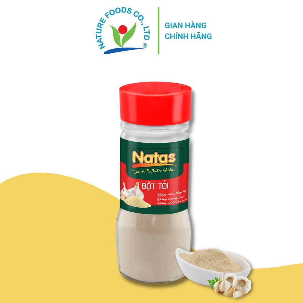 Bột tỏi Natas Hũ 65g-Bột Gia Vị Tiện Lợi