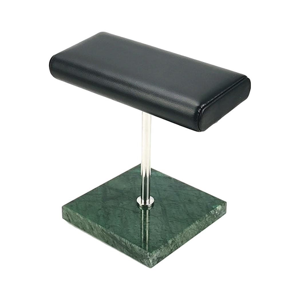 Premium Stable Marble & PU Leather Watch Holder Display Stand for Showcase Exposition