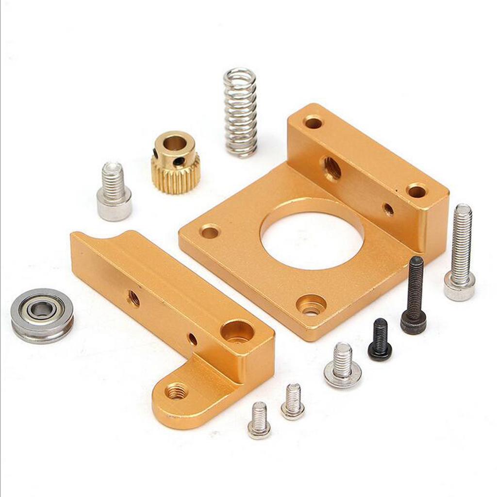 Replacement Aluminum MK8 Extruder Drive Feeder DIY Kit For Reprap 3 Types