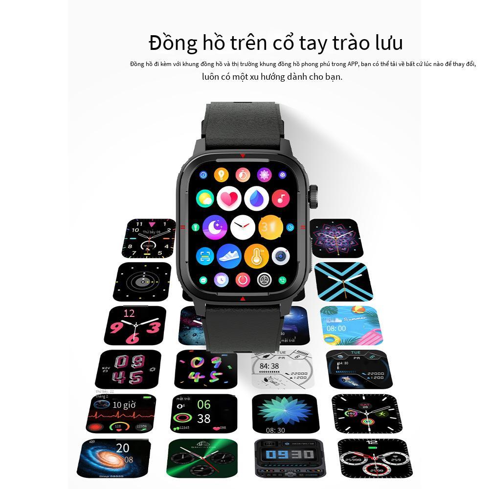 Đảm bảo chất lượng mới Q25 đồng hồ thông minh cuộc gọi Bluetooth nhịp tim huyết áp oxy máu đa thể thao thời tiết âm nhạc nhiệt độ cơ thể vòng đeo tay