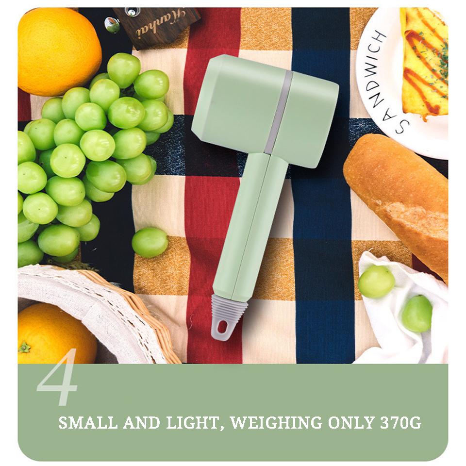 Không Dây Điện Đánh Trứng Mini Thép Không Gỉ Đánh Sạc USB Kem Trứng Nướng Tự Động Phối Dụng Cụ Nhà Bếp