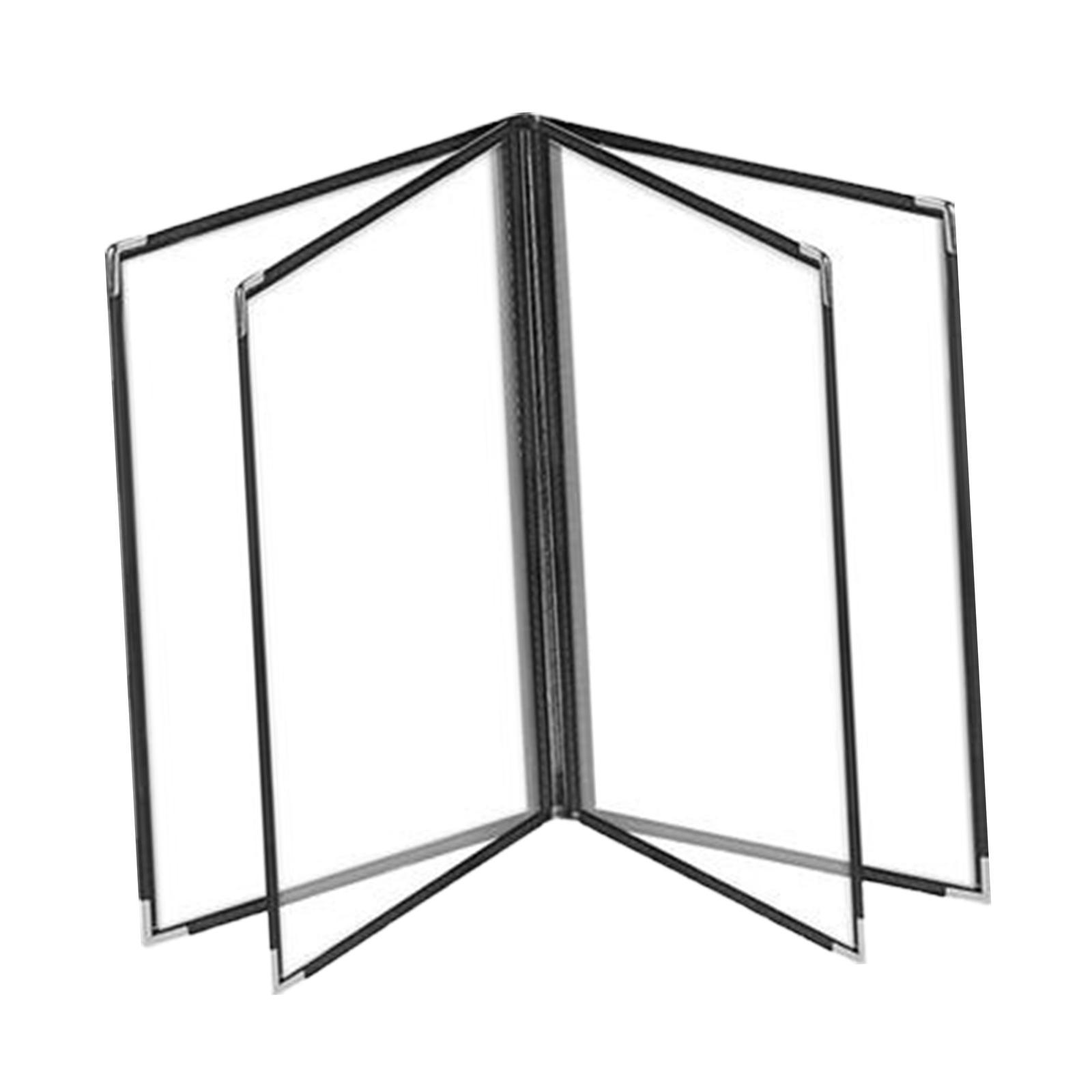Menu Holder Metal Corners Menu Covers Holder for Cafe Hotel Restaurant