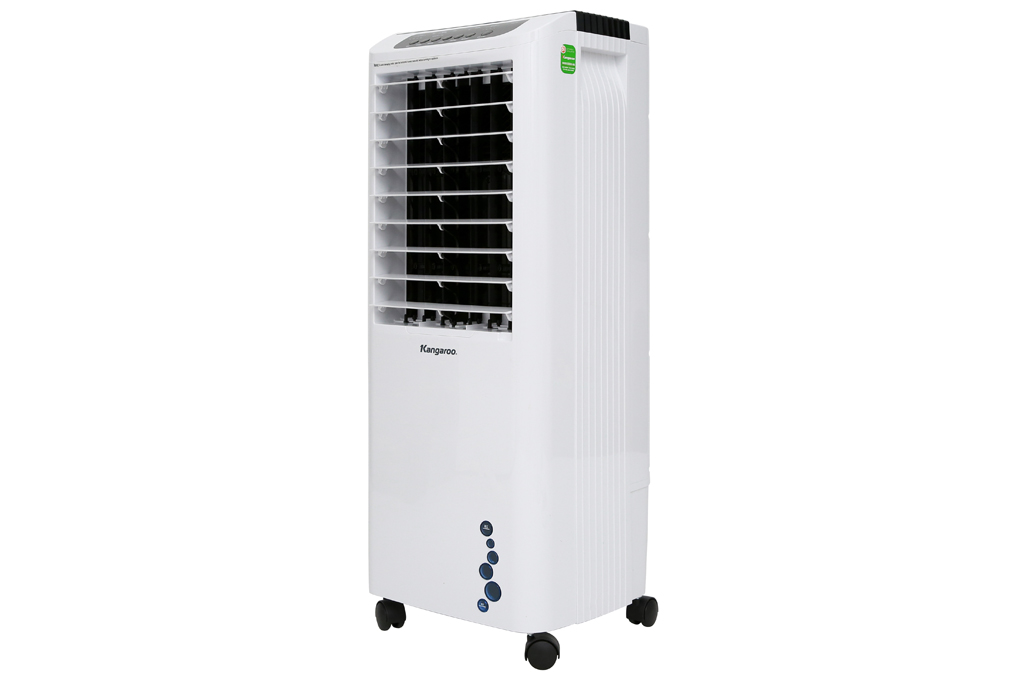 Quạt điều hòa Kangaroo KG50F19 - Công suất 200W - 4 mức gió - Dung tích bình chứa 20 lít - Remote - Bánh xe - Đá khô kèm theo - Hàng chính hãng
