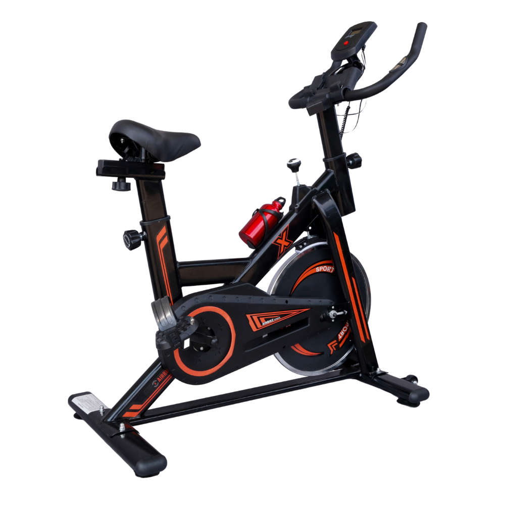 Xe Đạp Tập Thể Dục AriBike Sport. Mk 294- Mẫu mới có già để điện thoại - đồng hồ đo nhịp tim thời gian. tốc độ quãng đường tiêu hao calori