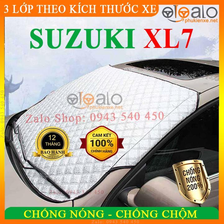 Tấm che chắn nắng kính lái ô tô Suzuki XL7 CAO CẤP 3 Lớp Chắn Nắng Cản Nhiệt