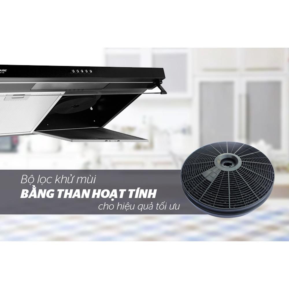 Máy hút mùi Sunhouse SHB6118B/SHB6118I, Hàng chính hãng - Bảo hành 18 tháng tại nhà