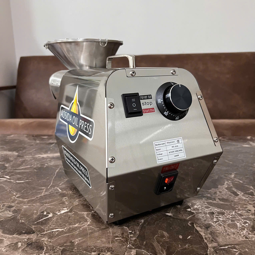 Máy ép dầu thực vật Nóng và Lạnh dùng trong gia đình hoặc nhà hàng thương hiệu Anh Quốc AOSIDA WF-J168 - Hàng Chính Hãng
