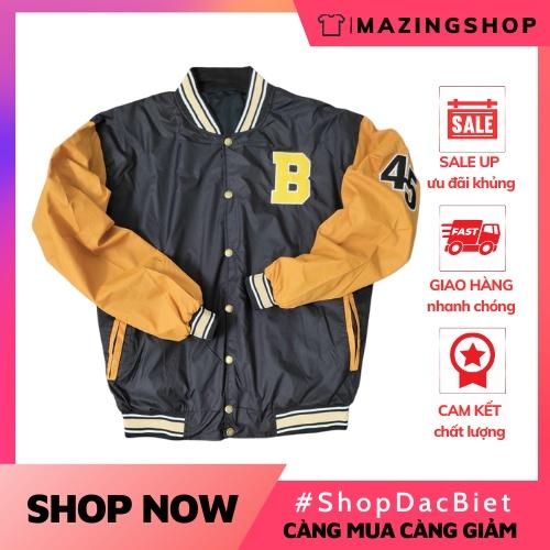 Áo Khoác Dù Bomber Thêu Chữ B KDT01