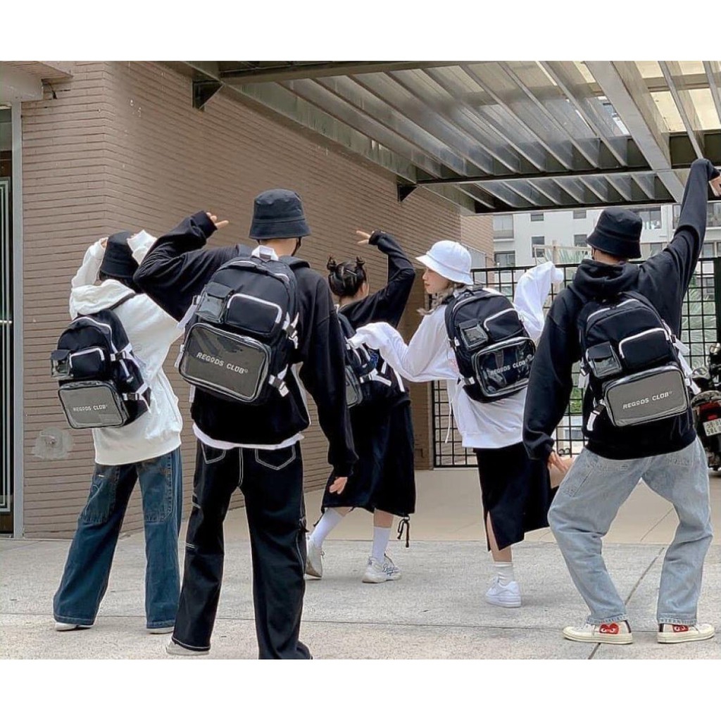 Balo Unisex Nam Nữ Hàn Quốc ulzzang vải dù Munnini