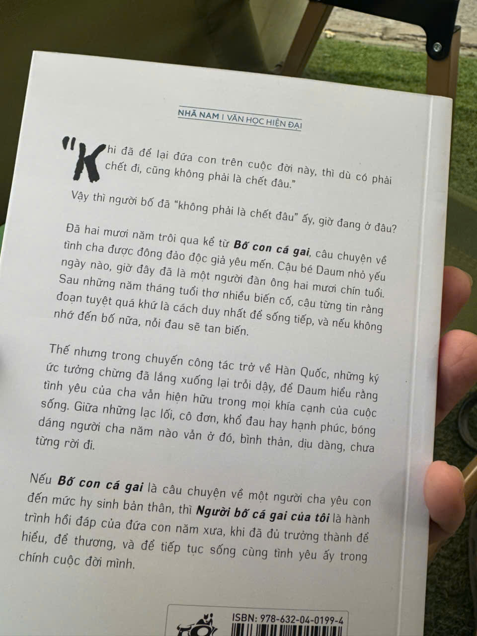 NGƯỜI BỐ CÁ GAI CỦA TÔI – Cho Chang-in – Nguyễn Thị Thu Vân dịch – Nhã Nam