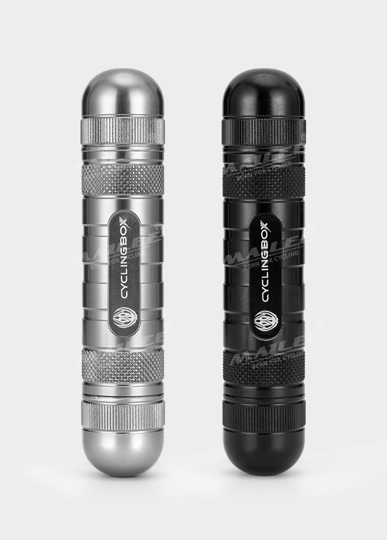 Vá Lụi Mini Xe đạp cho lốp xe không săm bỏ túi CB-9904 chất liệu nhôm nguyên khối, chắc chắn, chiều dài chỉ 9.6cm (tặng kèm thêm 5 sợi vá)  - Mai Lee