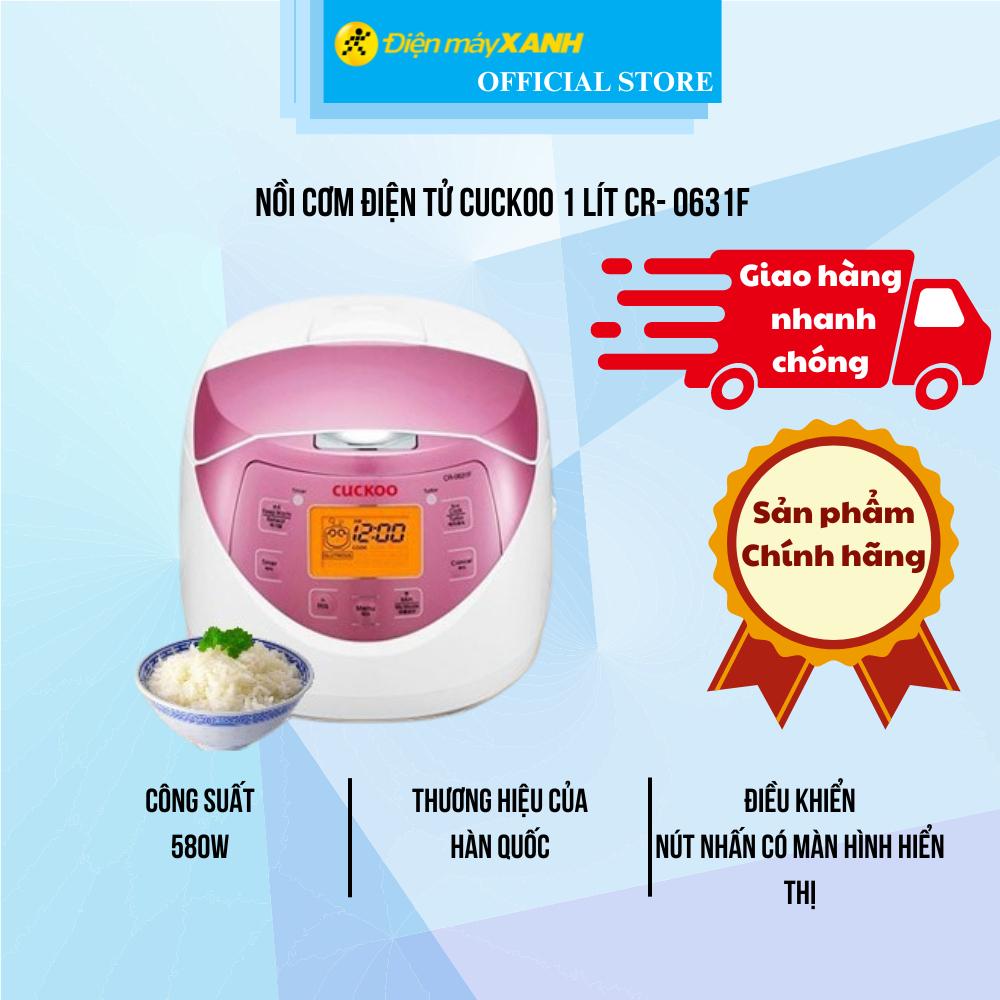 Nồi cơm điện tử Cuckoo 1 lít CR- 0631F - Hàng Chính Hãng