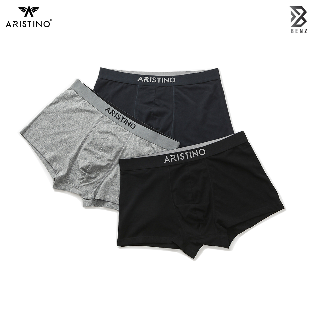 Quần lót nam ARISTINO dáng boxer, quần sịp đùi nam chất liệu cotton thoáng khí, co giãn 4 chiều thoải mái - ABX03707