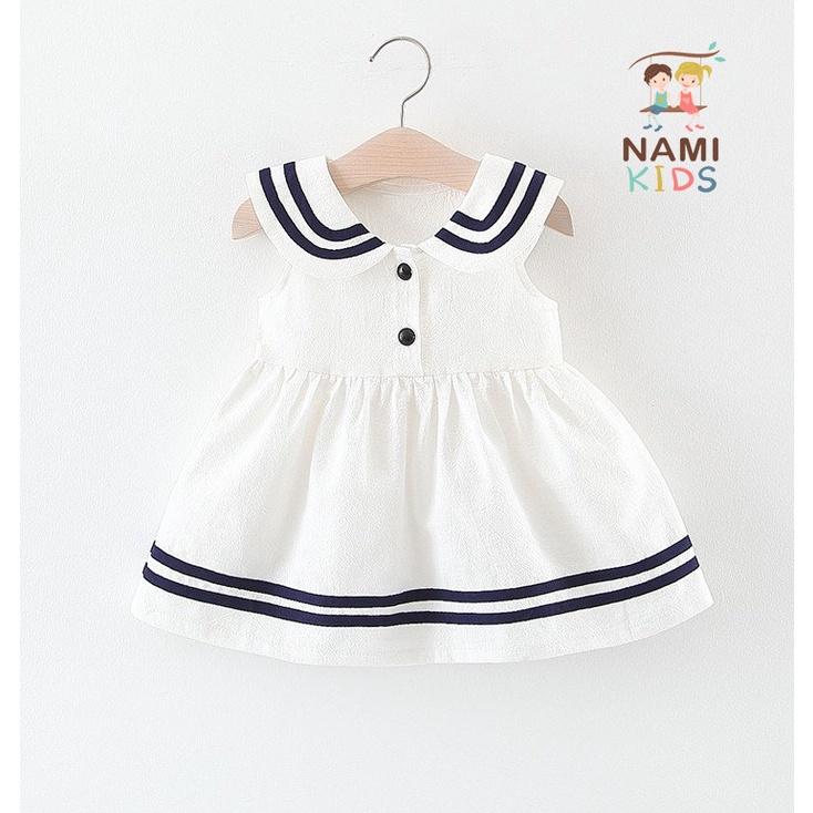 [99:H8] Váy bé gái phong cách thủy thủ đáng yêu (hàng QCCC)