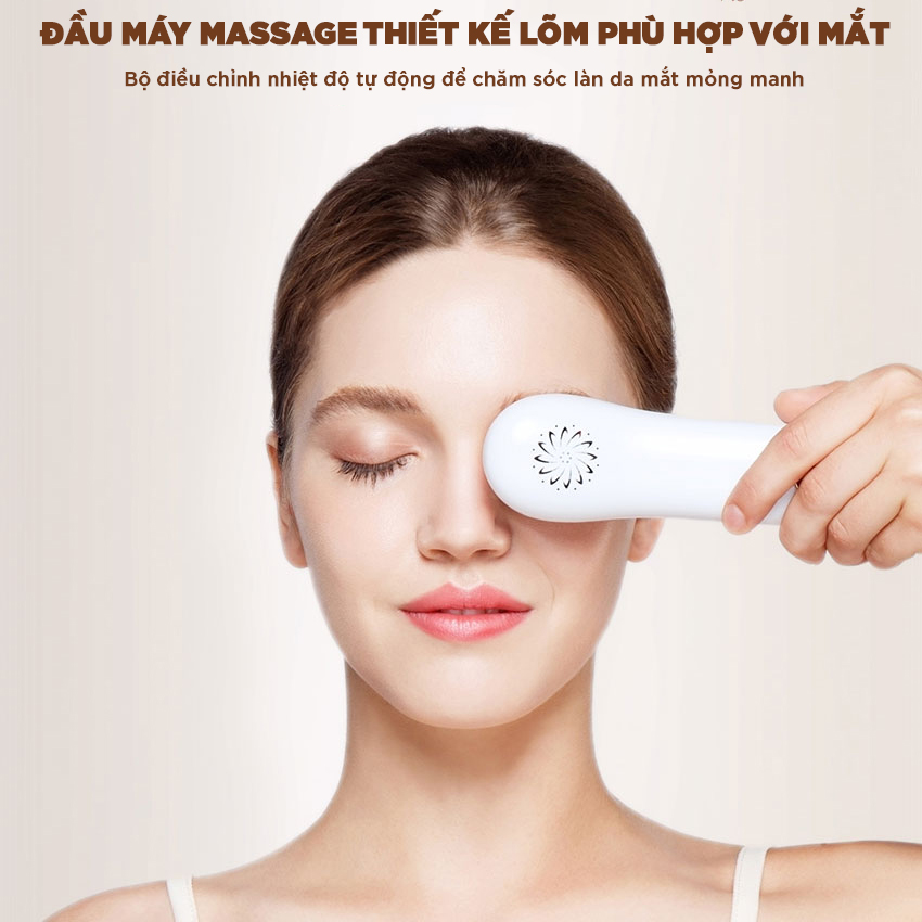 Máy Massage Mắt Nóng Lạnh MSY-E001, Mát Xa Thâm Quầng, Nếp Nhăn, Bọng Mắt