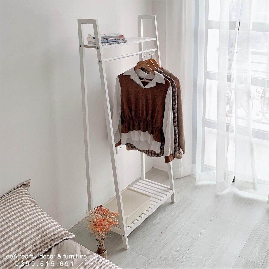 Giá Treo Đồ Hình Thang - Sơn Trắng Cao Cấp