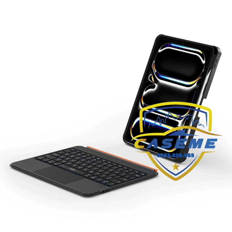 Bao da bàn phím Wi WU MK-007 Pro 360° – Touchpad thông minh, bàn phím cắt kéo, dành cho iPad Pro/Air 11” &amp; 10.9” (2024/2025) - Hàng Chính Hãng