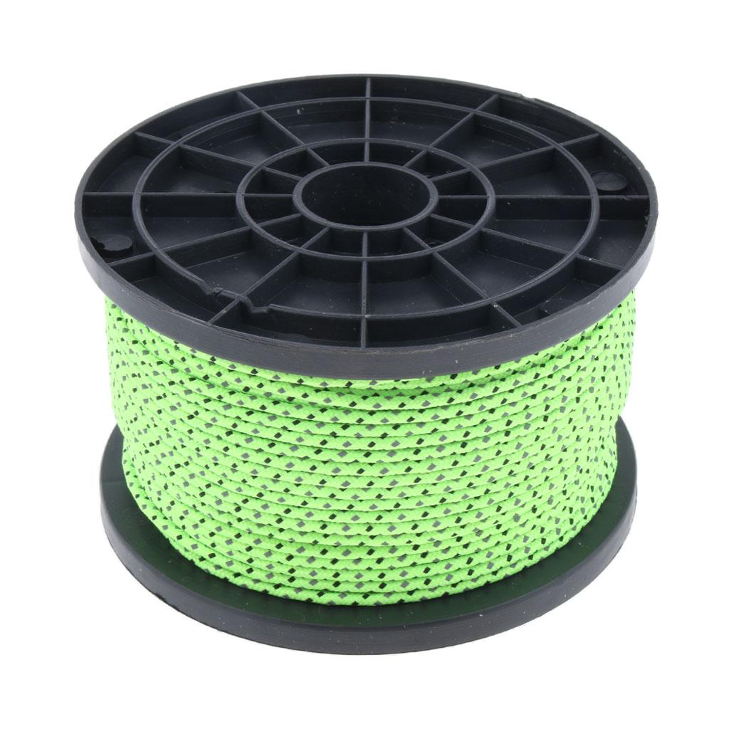 Reflective Guyline Camping Tent Rope Guy Line Cord Paracord Clothesline