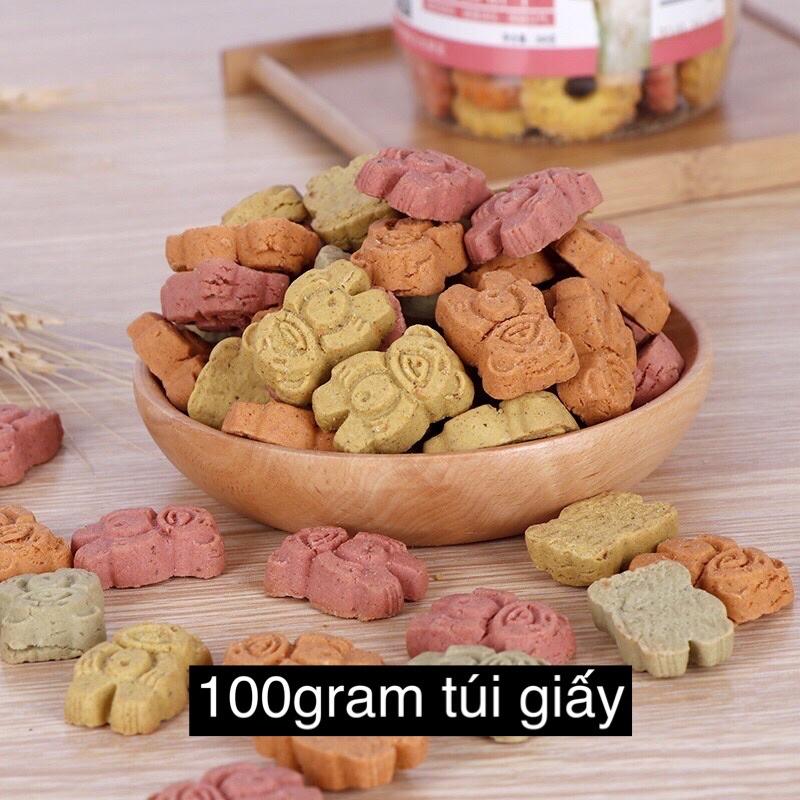 Bánh thưởng cho chó, Đồ Ăn Vặt cho chó cao cấp 100g