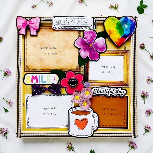 Khung Ảnh Vintage - Một Ngày Mới Vui Vẻ - Vinacraft