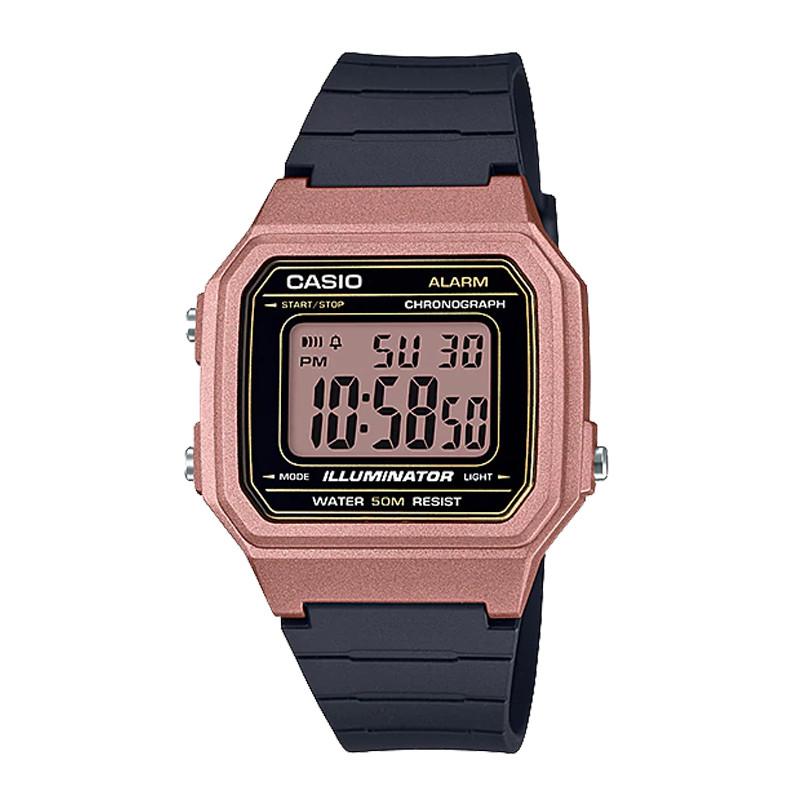 Đồng Hồ Unisex Dây Nhựa Casio Standard W-217HM-5A Chính Hãng | W-217HM-5AVDF