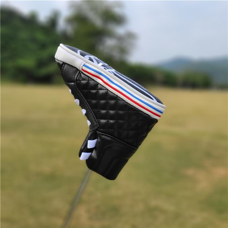 2021 GIÀY phong cách golf lưỡi dao gạt đầu bọc PU đầu câu lạc bộ golf bọc đầu 4 màu unisex Color: red