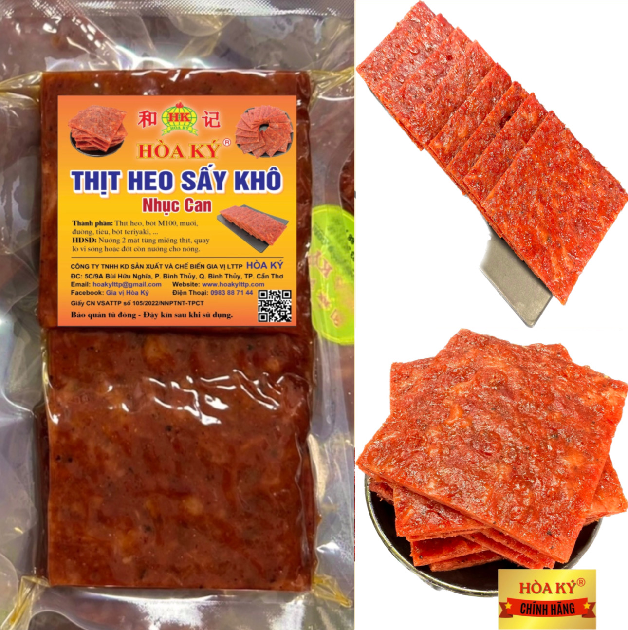 Thịt heo sấy Bakkwa 500gr