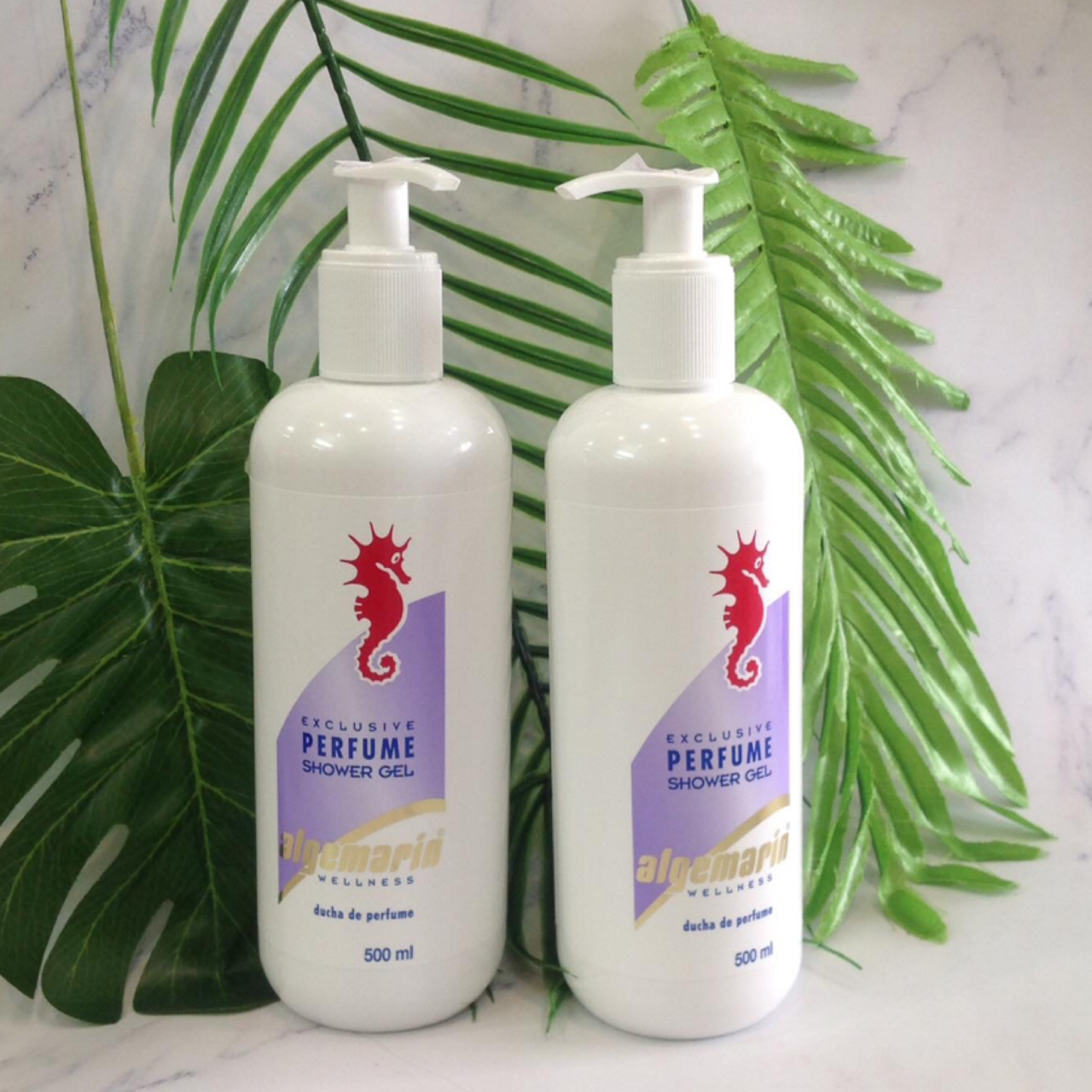 Combo 2 chai Sữa tắm cá ngựa Algemarin Perfume Shower Gel