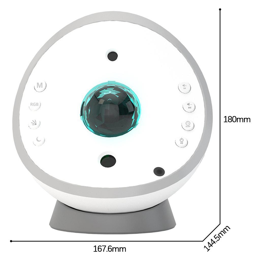 Rotary LED Galaxy Night Light Projector Party Bluetooth Speaker Lamp Remote