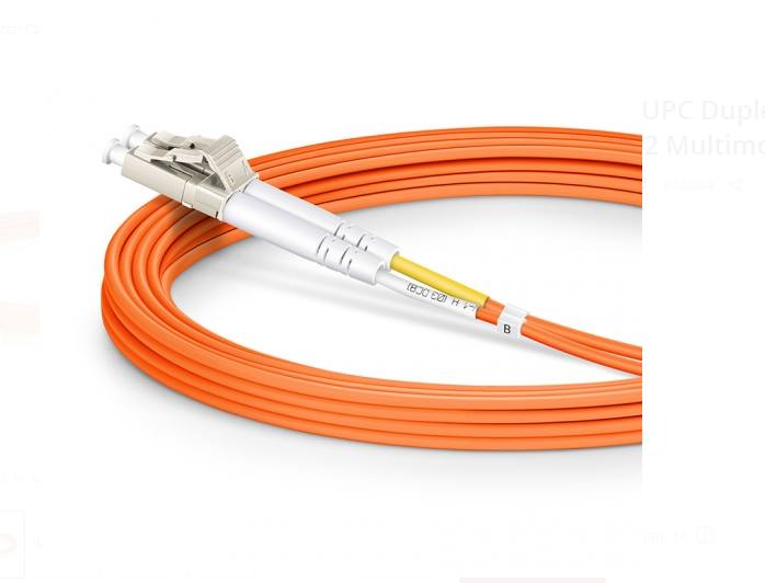 Dây nhảy quang LC UPC to SC UPC Duplex 3.0mm PVC (OFNR) OM2 Bunch - Xmethod Network - Hàng chính hãng