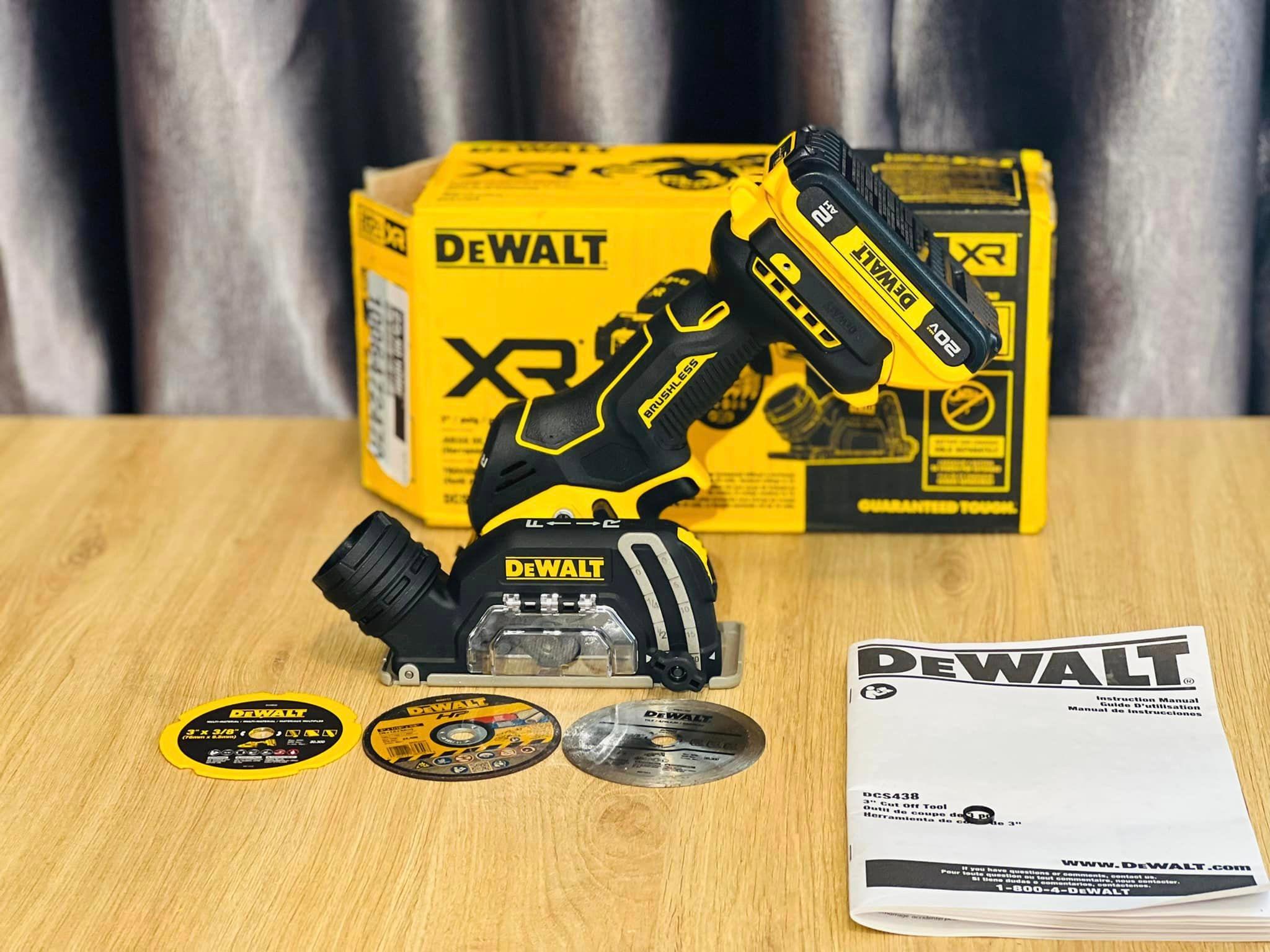 MÁY CẮT CẦM TAY 20V DEWALT DCS438B - HÀNG CHÍNH HÃNG