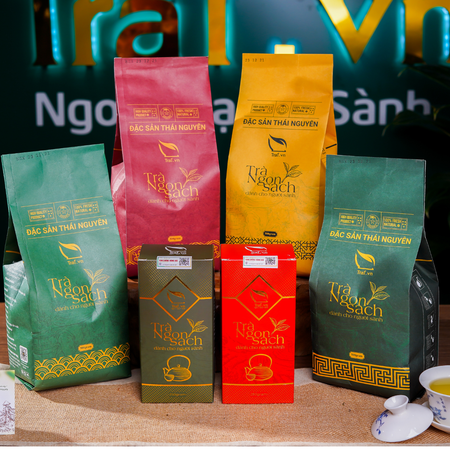 Trà thái nguyên, Trà ngon, Trà Nguyên Vị, 250G/Hộp