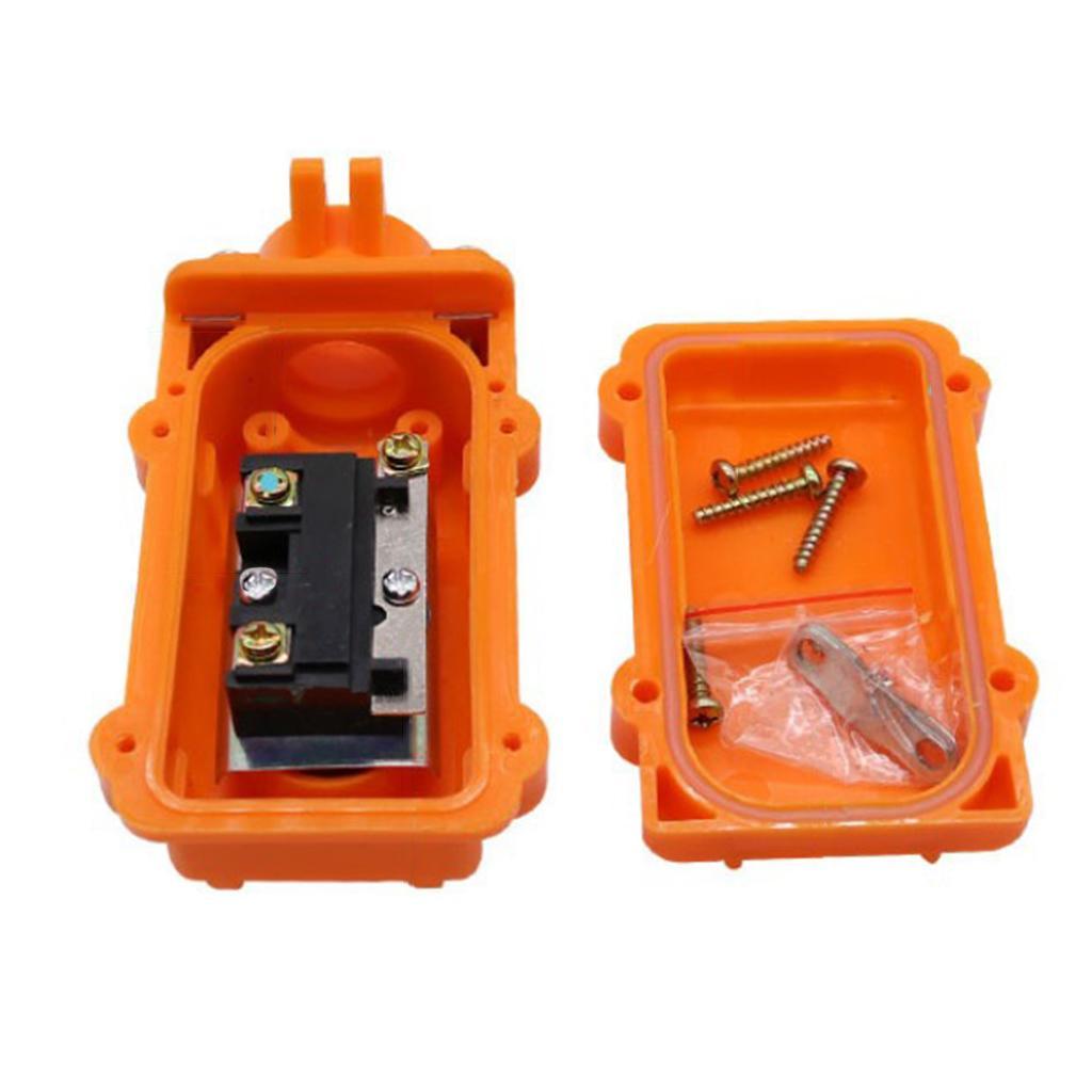 5x COB61 Hoist Push Button Switch Crane Pendant Control 200/500V Orange